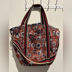 Cleobella cotton paisley tote EUC